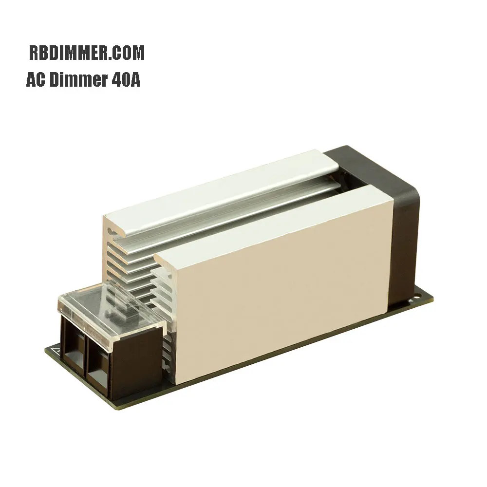 Módulo atenuador de CA para carga alta de 40 A 600 V, 1 canal, lógica de 3,3 V/5 V
