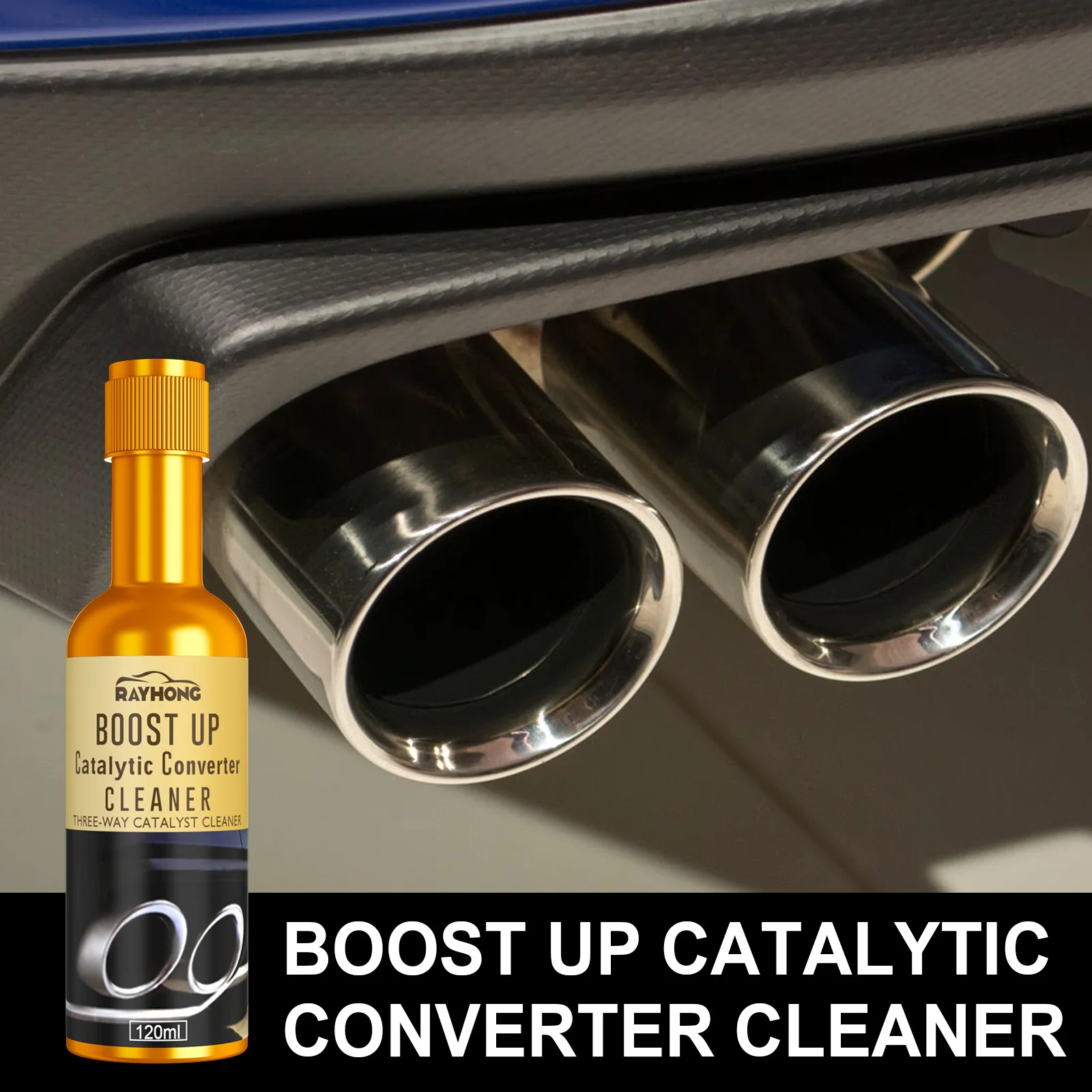 5pcs 120ml โปรโมชั่นรถ Catalytic Converter ทําความสะอาดรถยนต์เครื่องยนต์ CSV ทําความสะอาด Accelerators Catalysts ทําความสะอาดง่าย