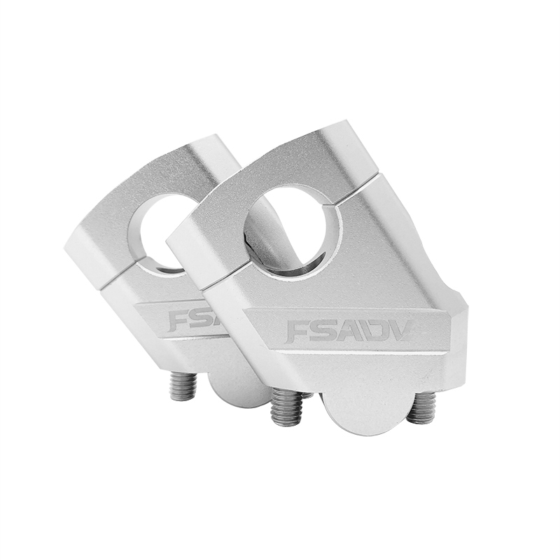 1 Pair Motorcycle Universal Handlebar Riser Bar Mount Handle Clamp Universal 28mm 1 1/8" 22mm 7/8" For Honda BMW YAMAHA Suzuki