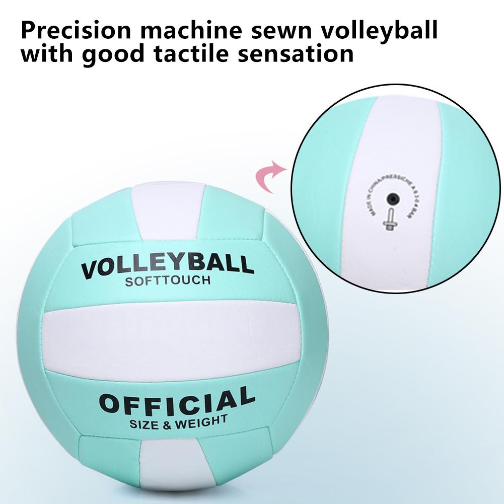 Volleyball Training Soft Volleyball Indoor Beach Game Training Ball,No. 5 Ball Volleyball Training Volleyball Accessory