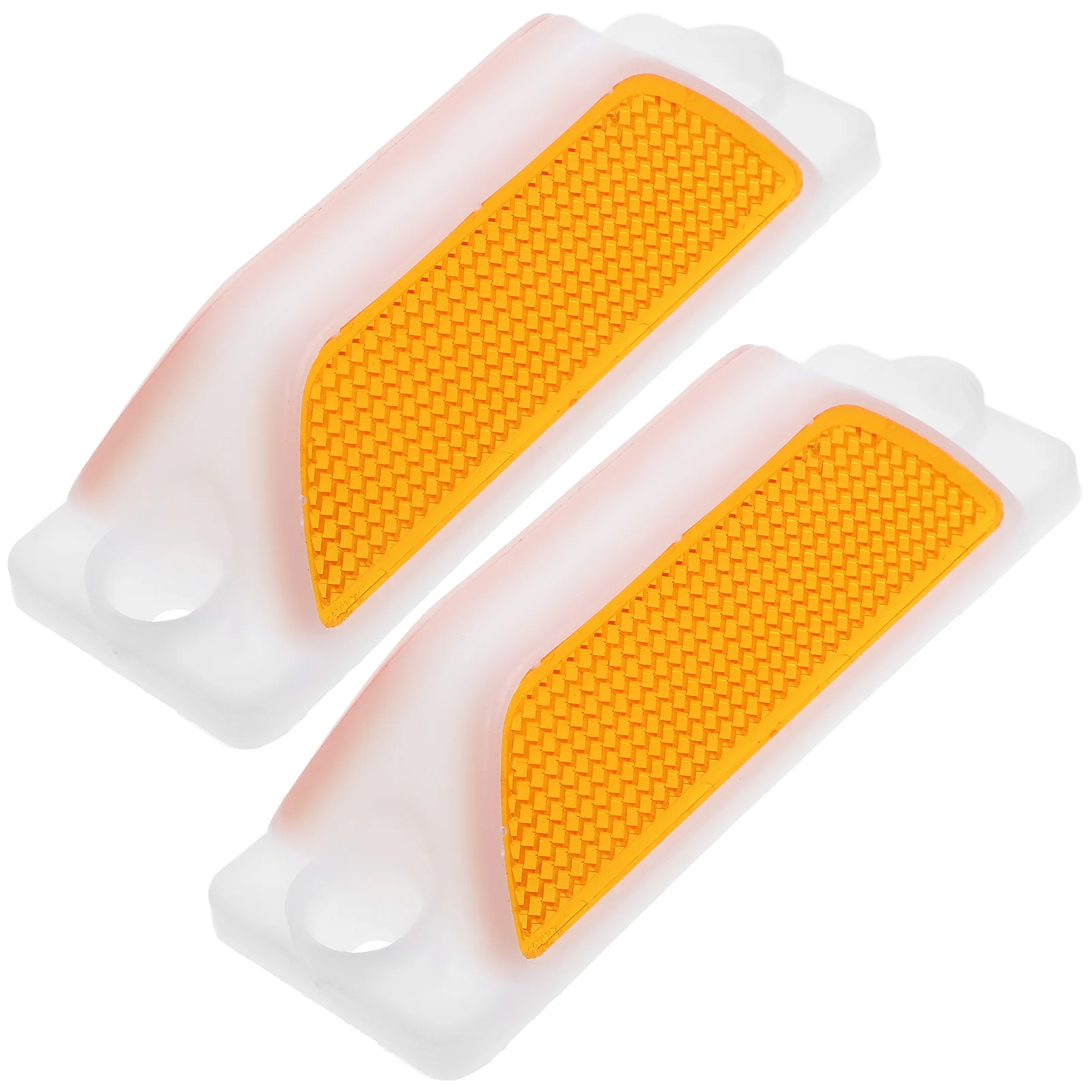 2 Pcs Wire Reflective Delineator Driveway Road Delineators Rectangle Indicator Stickers