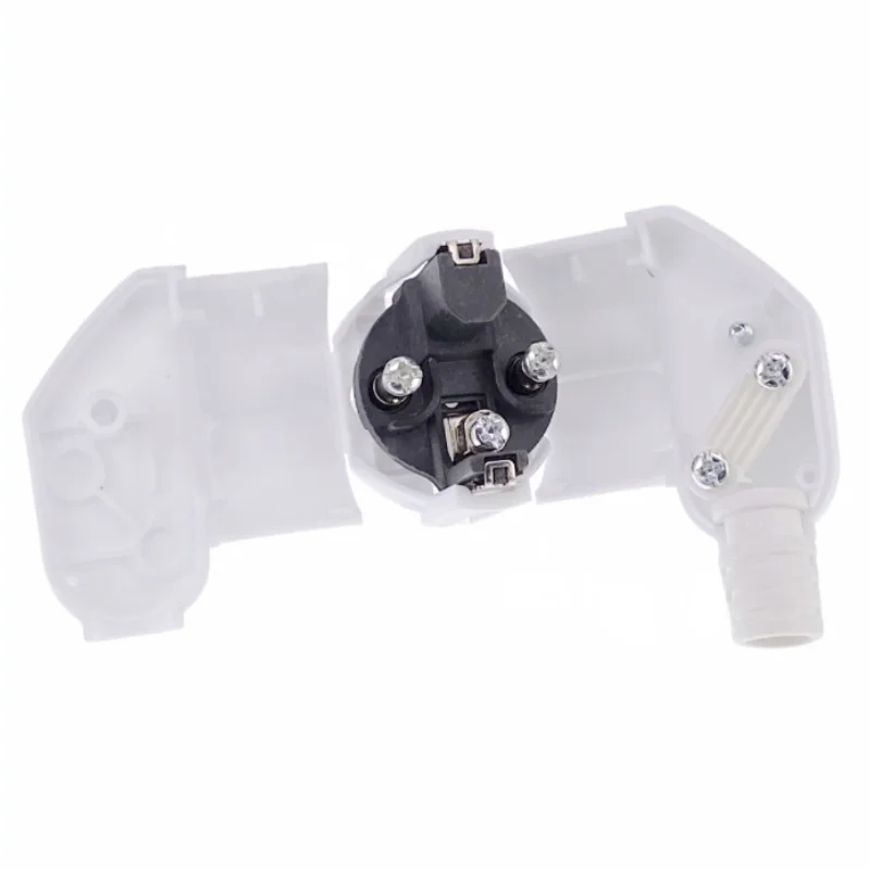 3 Pcs 4.8mm EU Schuko, Replaceable & Rewireable 250V 16A IP44 Socket Connector For Power Extension Cable