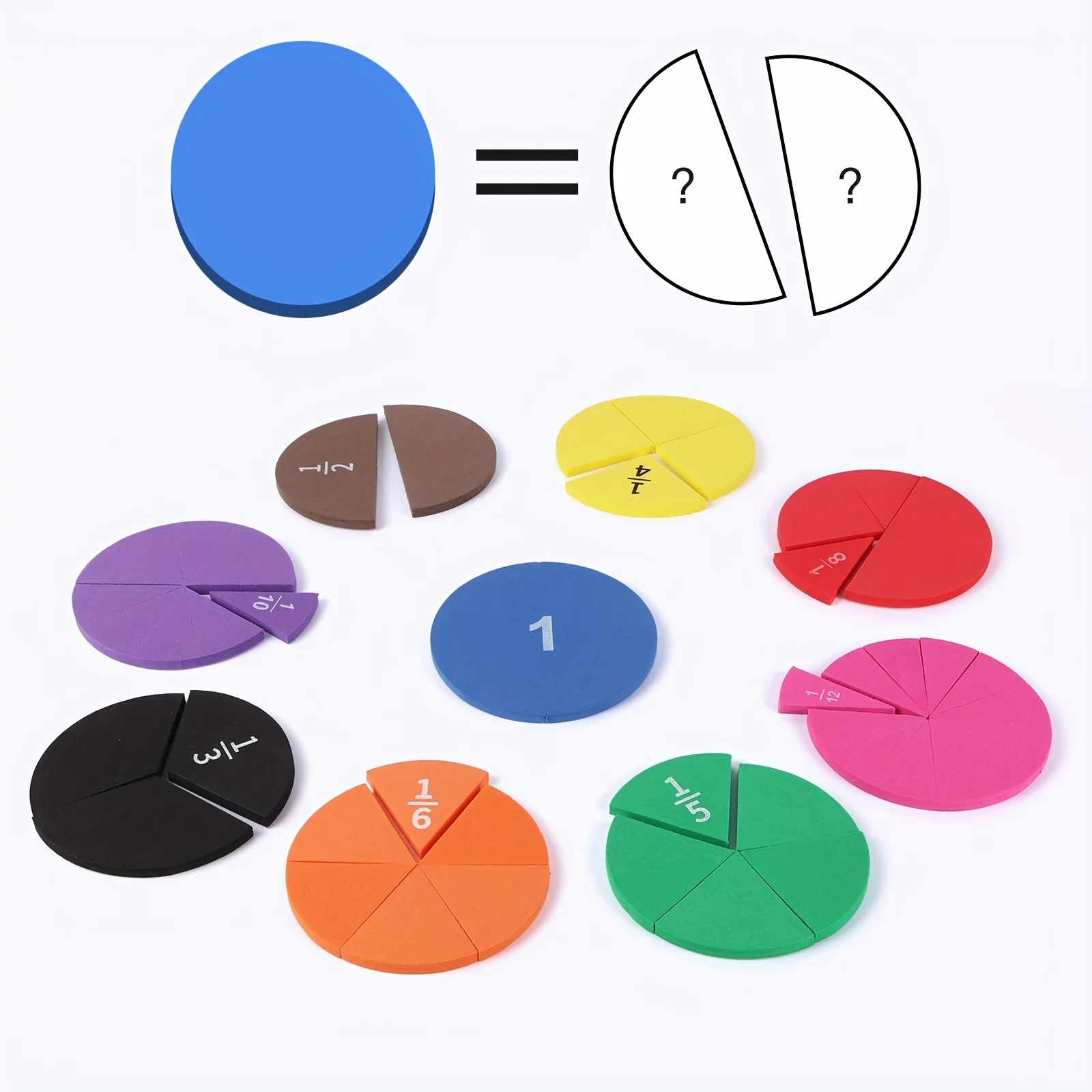 Manipolatori matematici con frazioni interattive - Demo di calcolo di addizione e sottrazione del punteggio in EVA da 9 pezzi per l'educazione STEM degli studenti