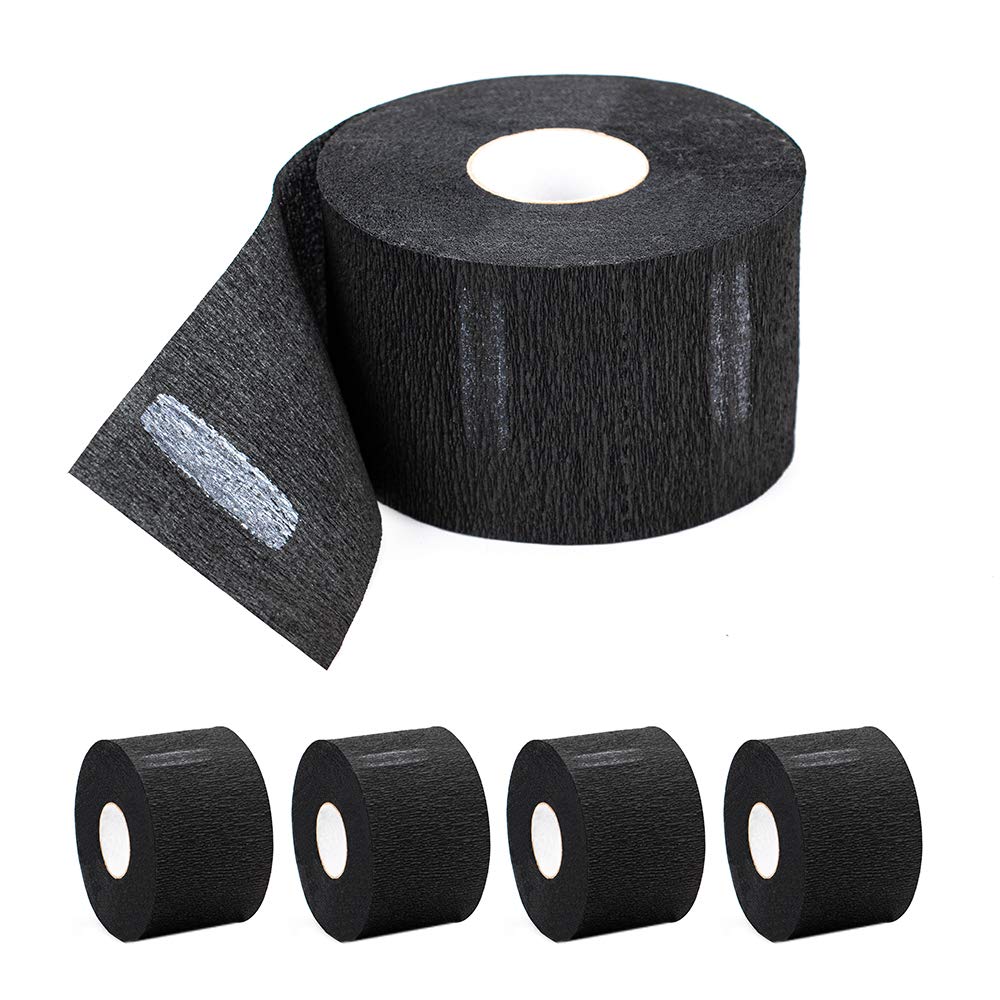 Tiras de papel desechables para el cuello de peluquero, banda de papel elástica profesional para el cuello, herramientas de estilismo para corte de pelo de salón
