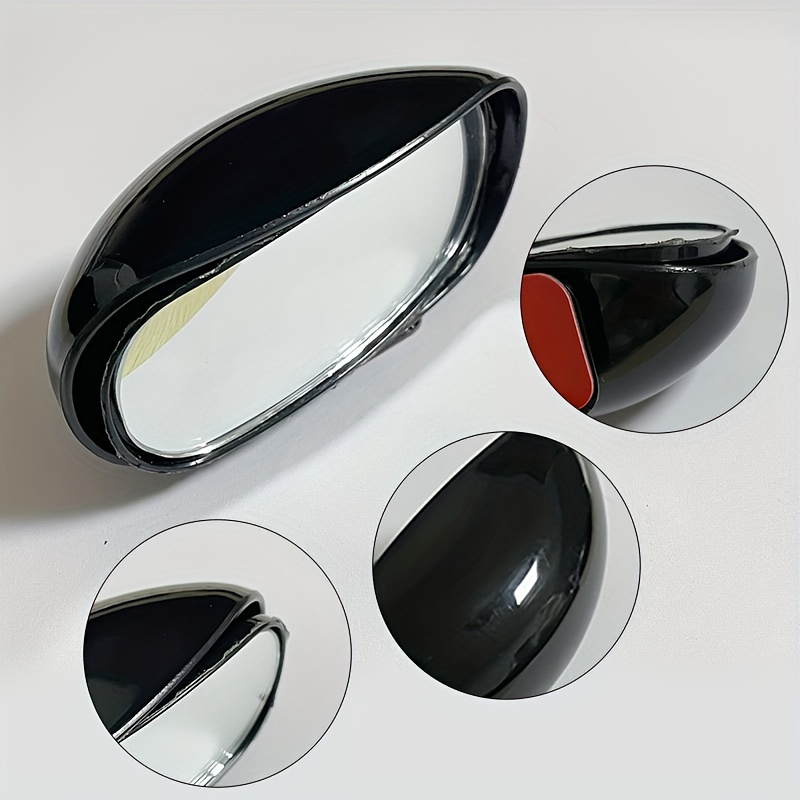 Espelho retrovisor do ponto cego do espelho 360 graus ajuste de alta definição pequeno espelho espelho retrovisor reverso mirro auxiliar