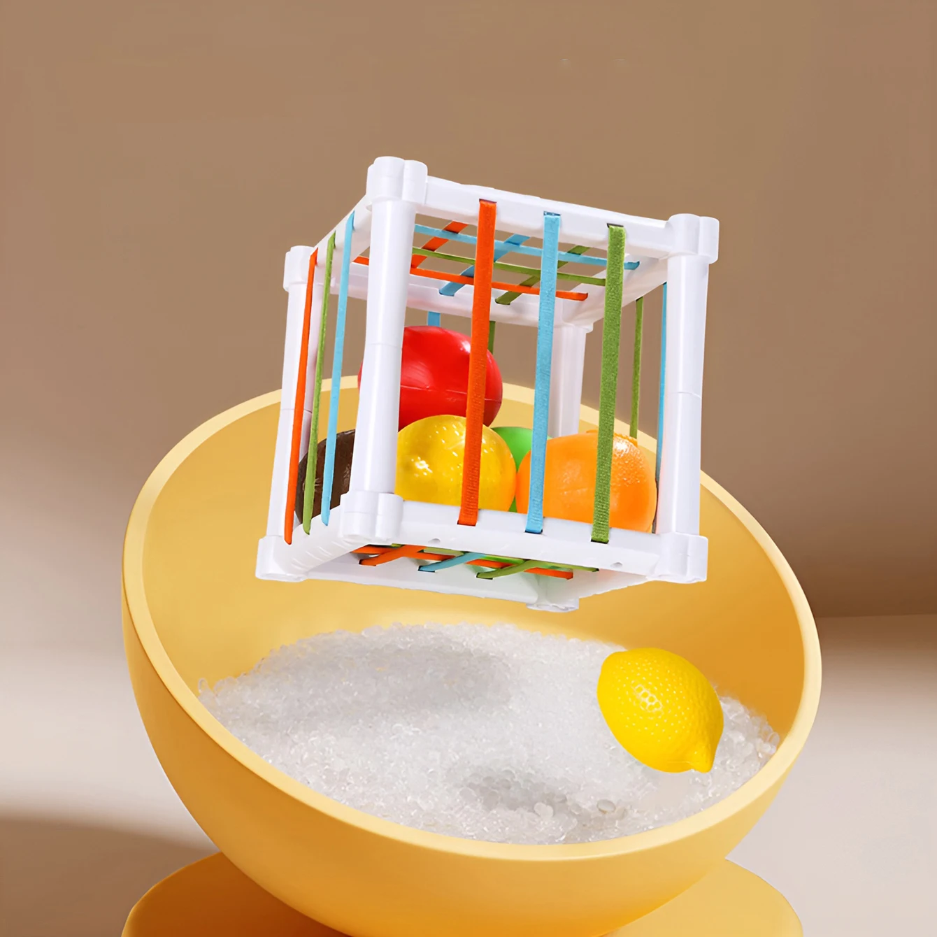 Fruit Cecele Shape Color Color Fruit Cognition Rainbow Cecele interactive game toy