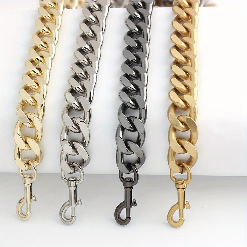 1PC High Quality Crossbody Shoulder Bag Metal Thick Chain Underarm Bag Shoulder Strap Decoration Extended Aluminum Chain