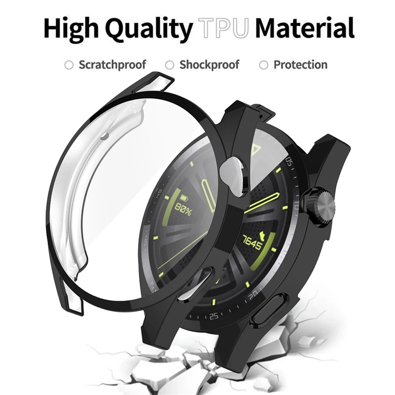 Etui TPU do Huawei Watch GT4 GT3 GT2 46mm do Huawei GT 3 46 mm GT 4 46mm 41mm Wszechstronna osłona ekranu Etui zderzakowe
