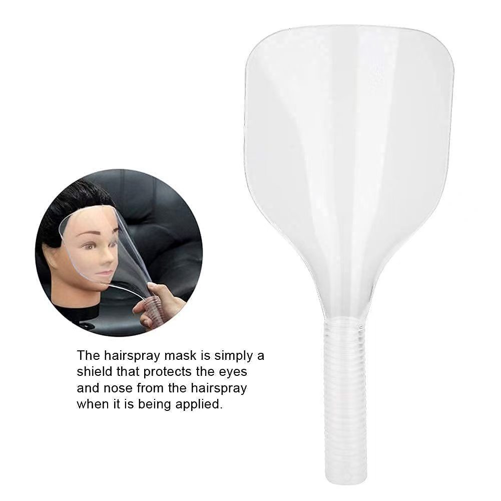 Barber Salon Face Shield Plastic Hairdressing Haircut Face Mask Professional Hair Cutting Eye Protector Cover