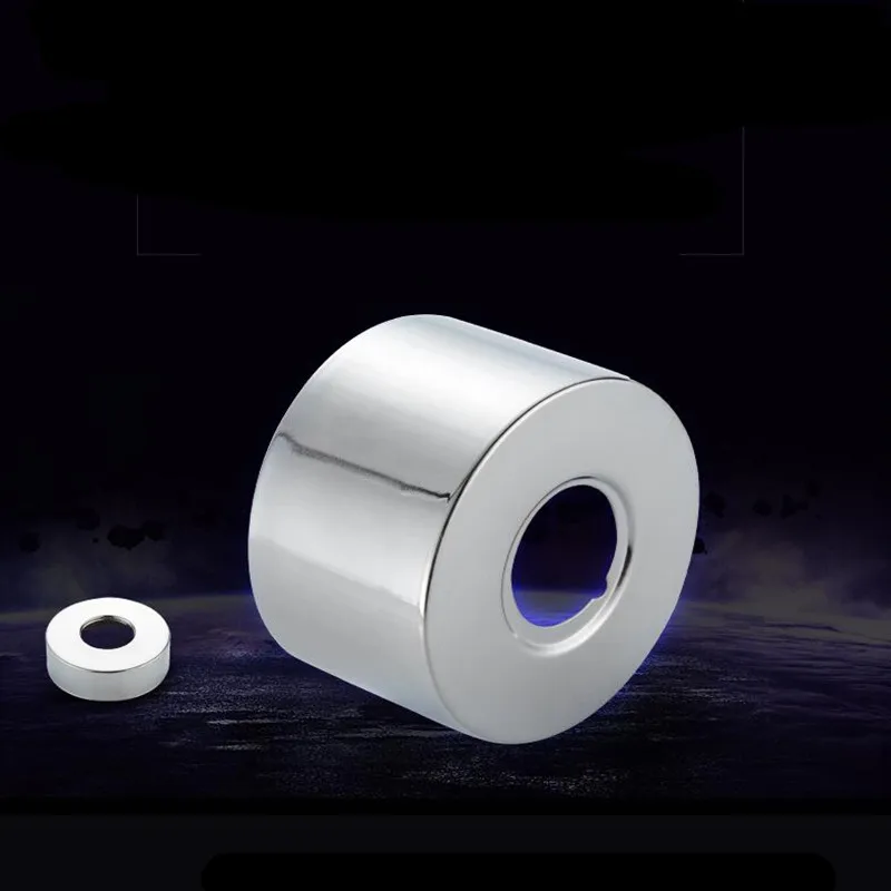 Self-กาวก๊อกน้ําฝักบัวตกแต่ง Chrome FINISH ท่อน้ําสแตนเลสผนังครอบคลุมอุปกรณ์ห้องน้ํา