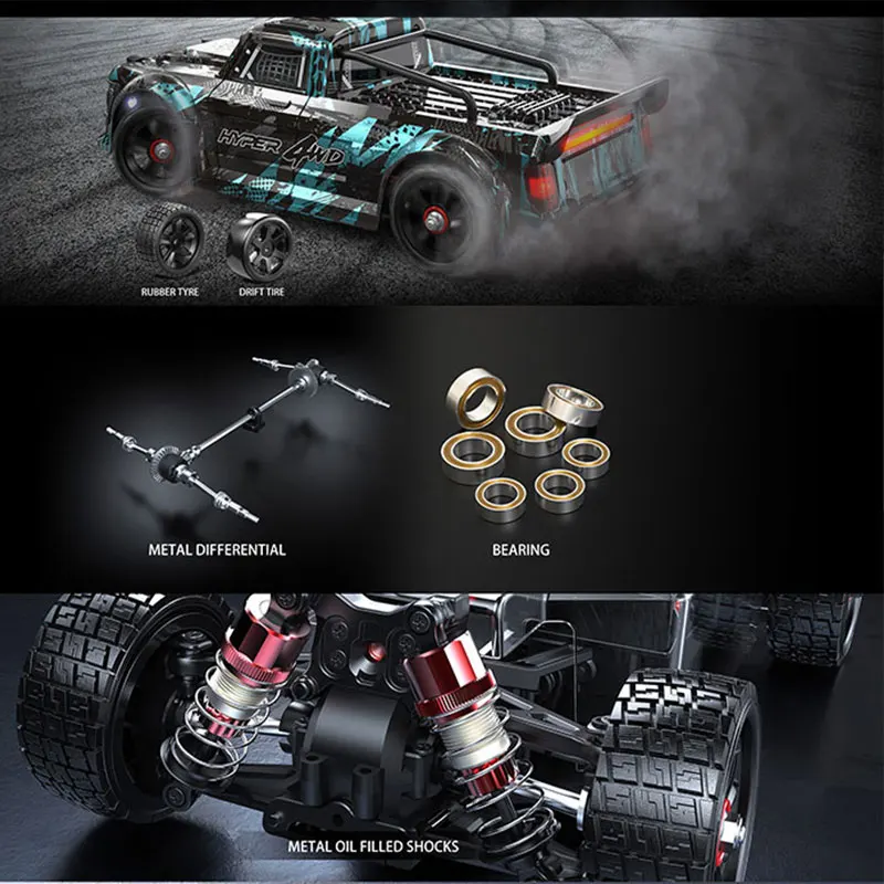 Hyper Go MJX 14301 14302 14303 1/14 4WD voiture RC 65 km/h sans brosse 2.4G voiture télécommandée tout-terrain haute vitesse voitures RC camion jouet