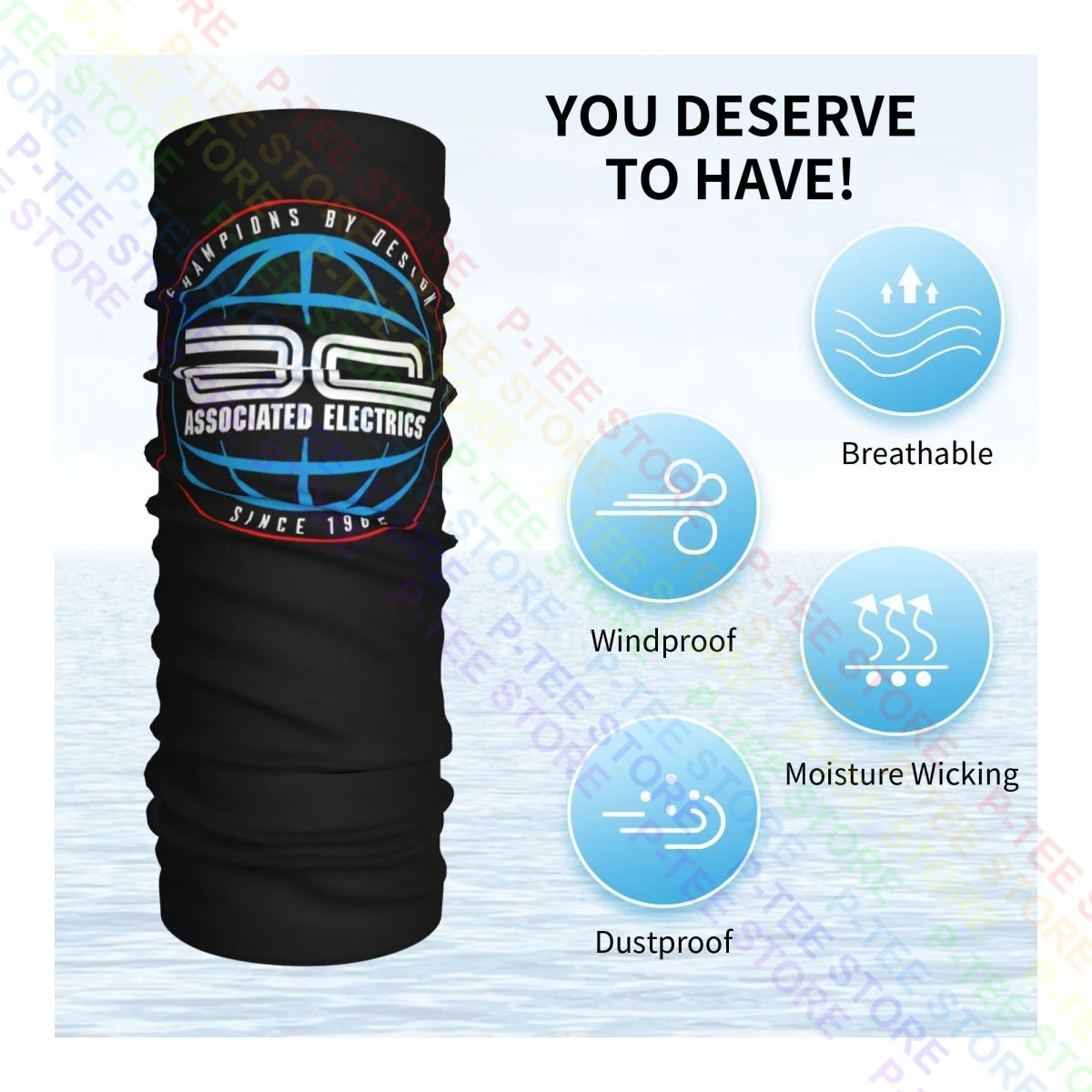 Rc งานอดิเรกทีม Associated Wc19คอ Gaiter ผ้าพันคอผ้าพันคอผ้าพันคอหน้ากากปิดหน้ากีฬาการพิมพ์ Magic ผ้าพันคอ