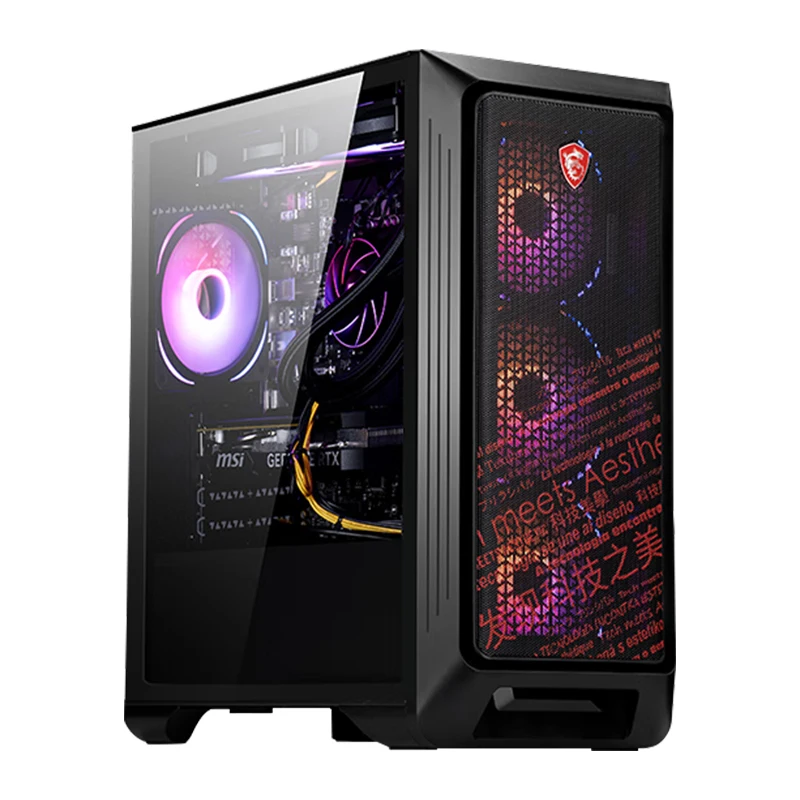 MSI MAG Codex Dark Knight 14-го поколения I7 14700KF RTX4060 Киберспортивная игра Дизайнер настольного компьютера Хост DIY Сборочная машина