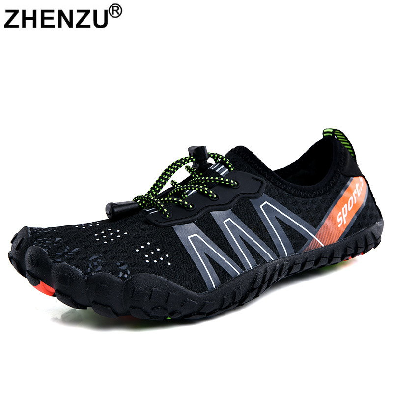 Zapatos de natación acuáticos para hombres y mujeres, zapatillas descalzas, sandalias de playa, zapatos acuáticos aguas arriba, secado rápido, río, mar, buceo, gimnasio