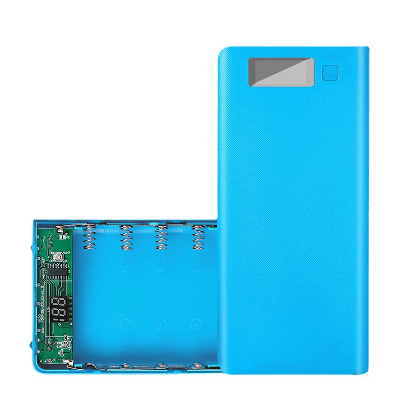 8*18650 Battery Holder Dual USB Power Bank Battery Box Mobile Phone Charger DIY Shell Case Charging Storage Case For Xiaomi