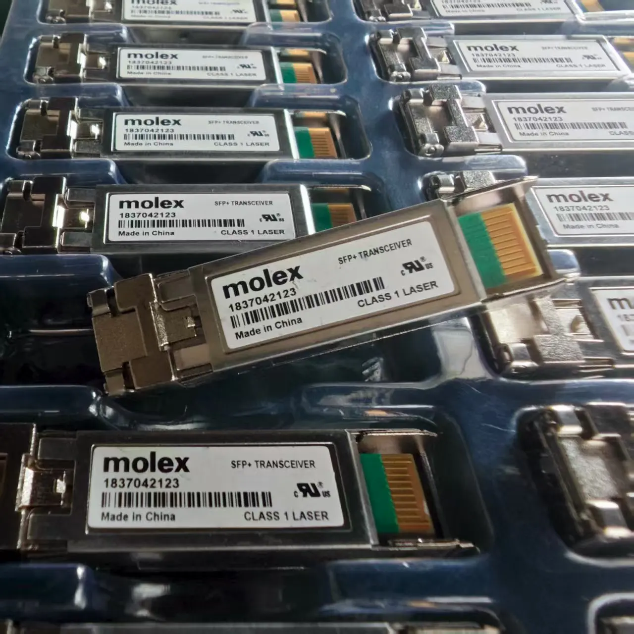 Modulo ricetrasmettitore in fibra Molex 10G SFP 1310nm Connettore LC duplex Fibra duplex monomodale 5KM compatibile con Mikrotik Cisco