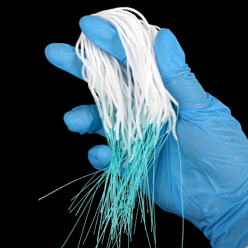 50Pcs Dental Floss Toothpick Water Expanded Orthodontic Flosser Multifunctional Cleaning Wire Line Threaders for Implants Braces