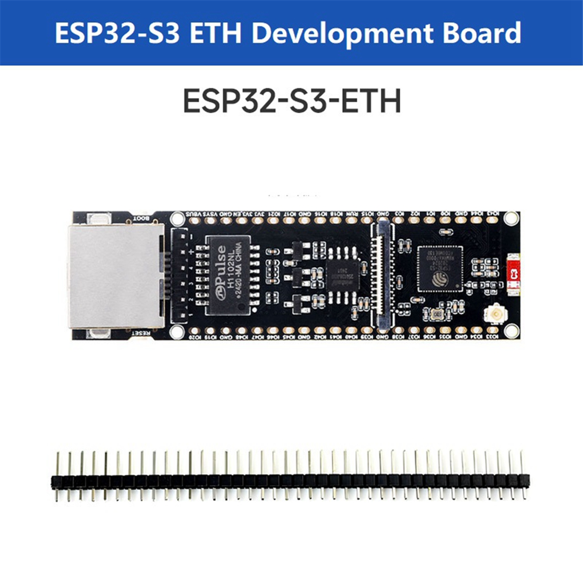 BABQ ESP32-S3 イーサネット開発ボード PoE デュアルコア Wi-Fi および Bluetooth ワイヤレス USB Type-C インターフェイス ESP32-S3-ETH をサポート