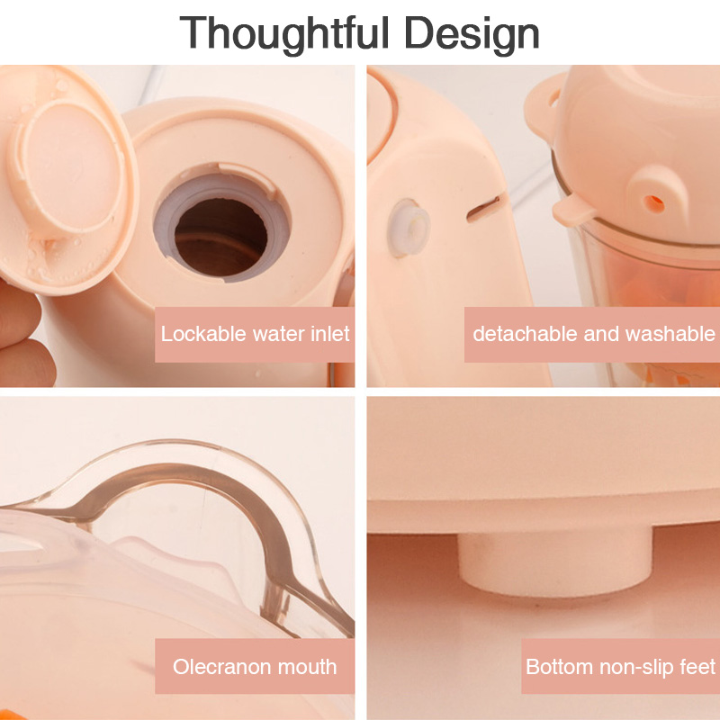 Dr.isla 多機能ベビーフードメーカー補助フードプロセッサーキッズフードミル蒸し撹拌加温調理機