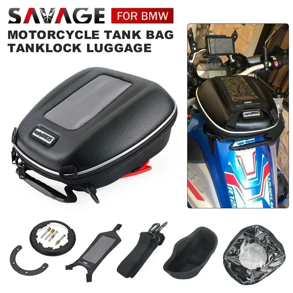 Tank Tasche Für BMW GS 1200 1250 Abenteuer F900XR F850GS R1250 R1200 R1150 R1100 K1200 R/S/RS/GT Motorrad Gepäck Tanklock Teile
