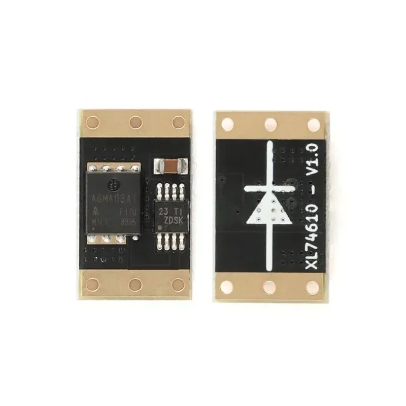 Módulo de diodo Ideal XL74610, Chip dedicado LM74610 para simular la placa rectificadora de simulación, 1,5 V-36V, 0mA, 15A/30A