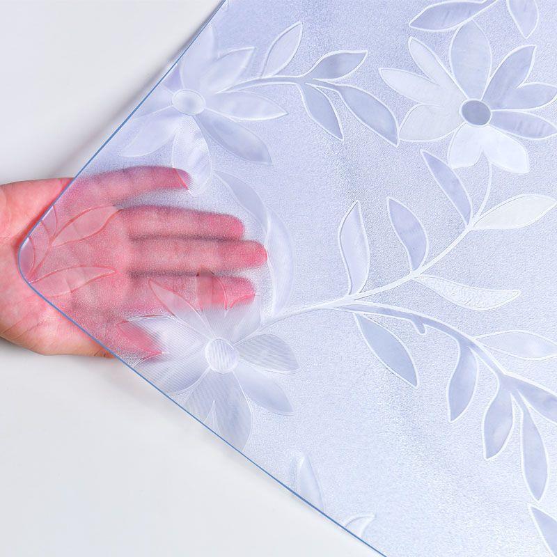 Soft Glass Table Mat 2.0 MM PVC Transparent Tablecloth Waterproof Rectangular Table Cover Pad Kitchen Oil-Proof Table Mat
