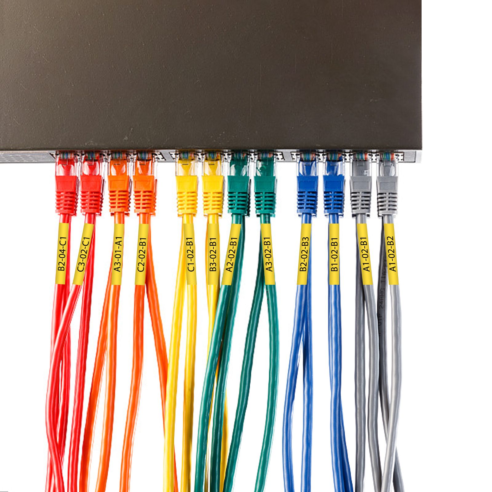 NineLeaf-Cinta de Tubo termorretráctil, 6/9/12/18/24mm, Compatible con Brother HSE-211, 24, 221, 231, 621, para impresora p-touch