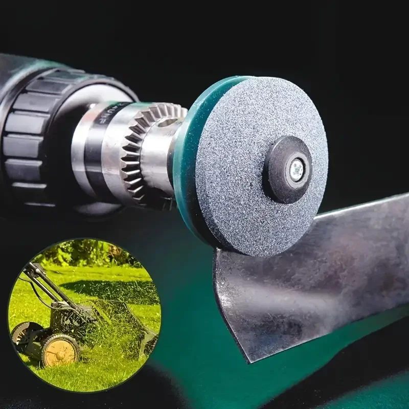 Afilador de cortacésped elettrico con cabezal de molienda resistente al desgaste y lijadora de piedra de afilar