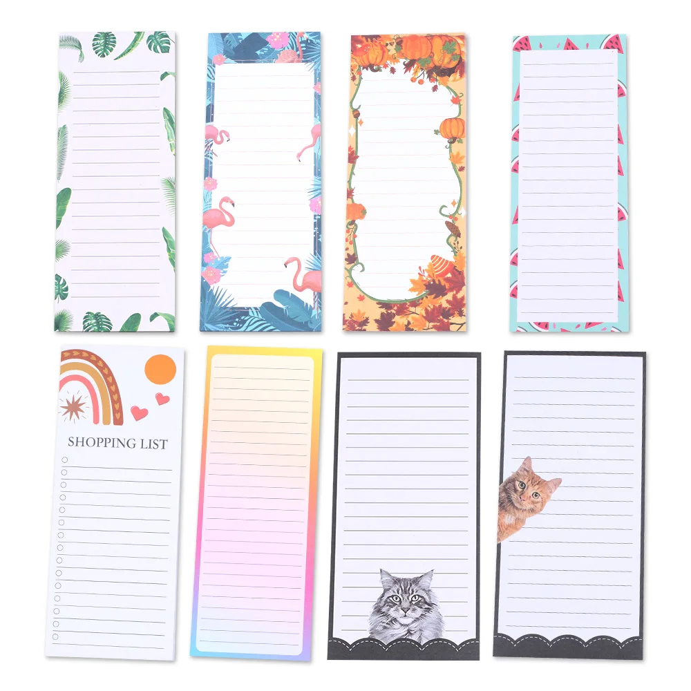 Bloc de notas magnético para nevera coreana, libro magnético, nota, Bloc de notas para nevera, lista de tareas, compras de comestibles, comprobar el diario, planificador de cuaderno