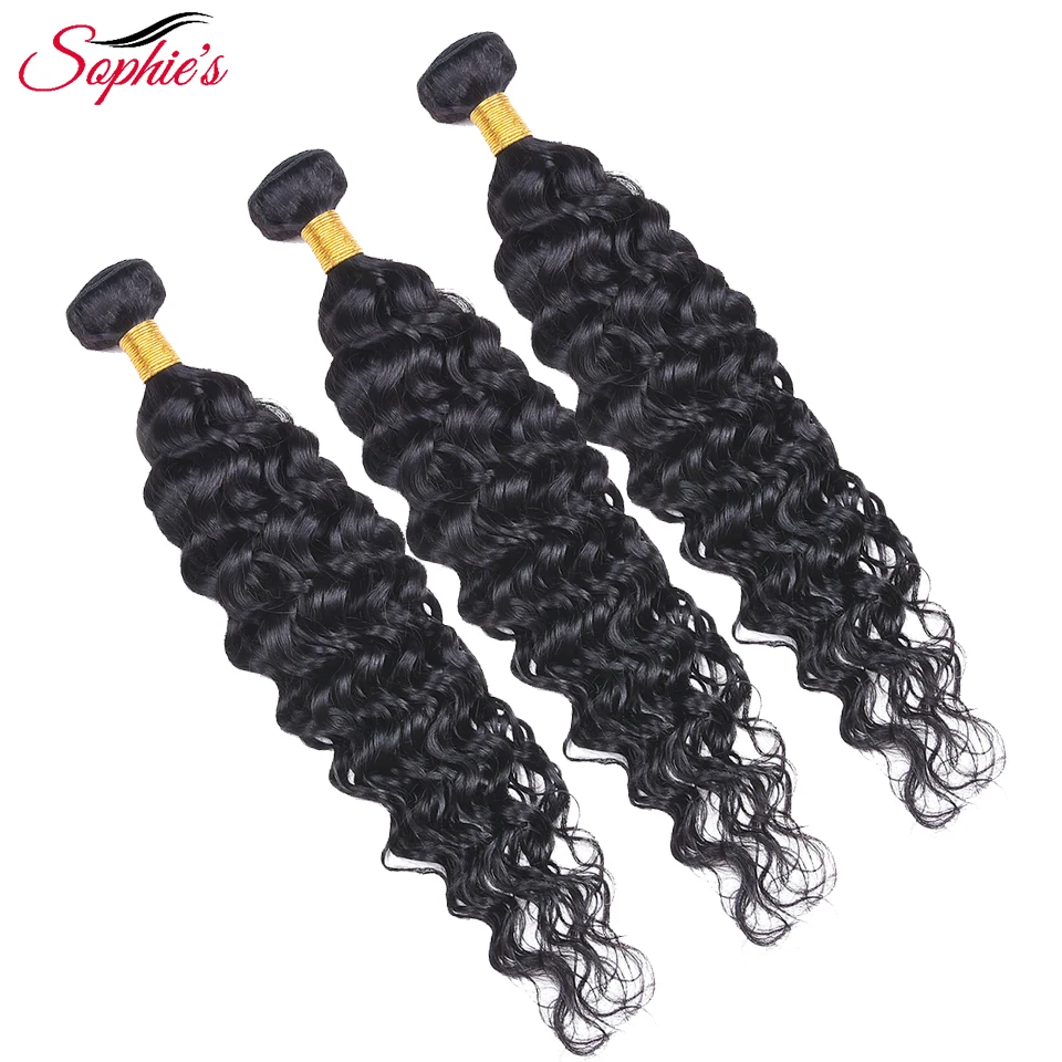 Của Sophie Tóc Bó Brasil Remy Tóc Sóng Nước Bó Đôi Sợi Ngang Tóc 8-26 Inch