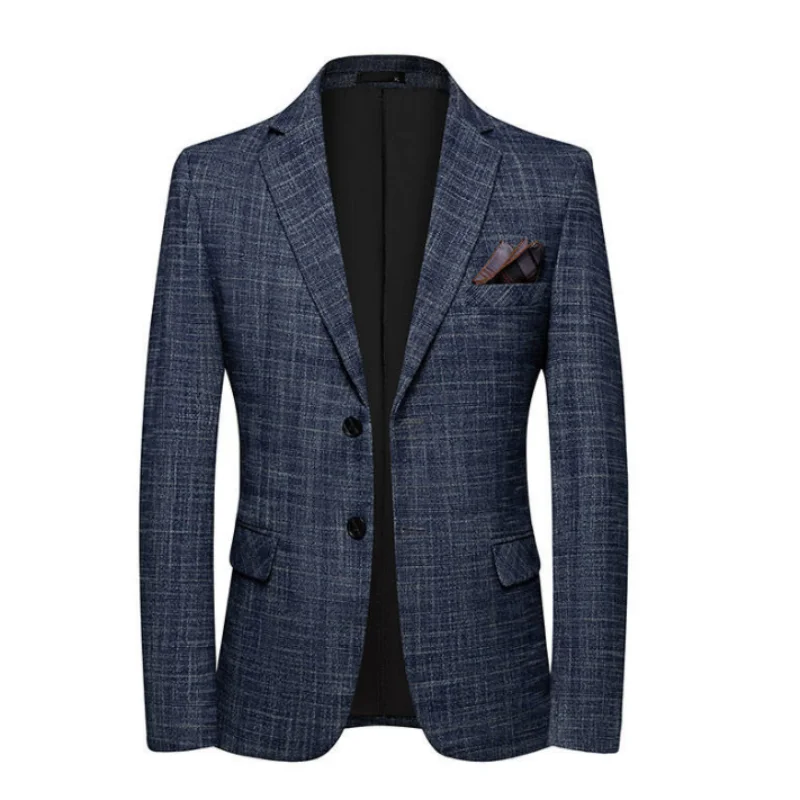 2025 Męska marynarka biznesowa Slim Fit Wysokiej jakości moda All-in-One Bankiet Koreański styl Przystojny trend na każdą porę roku