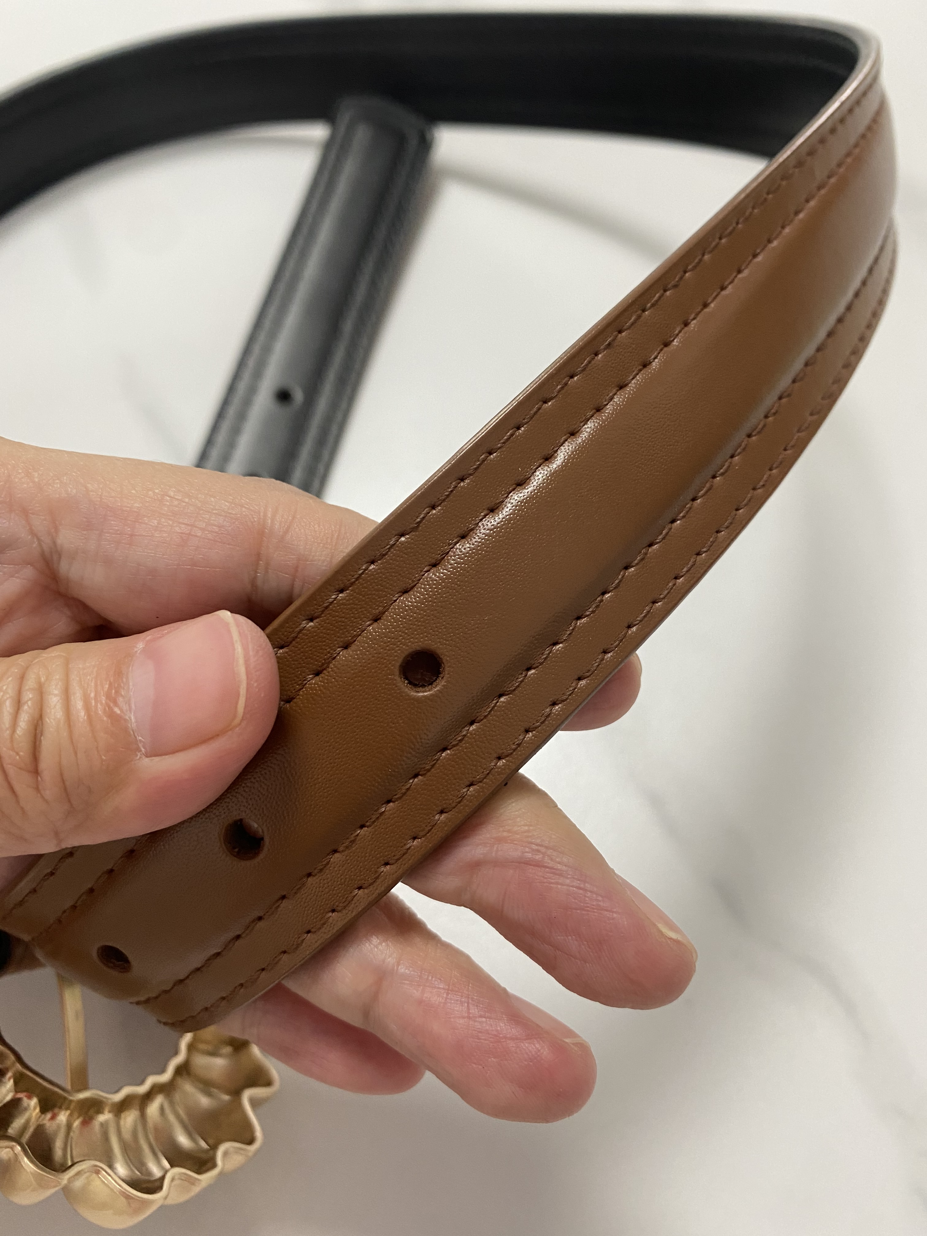 ผู้หญิงรันเวย์แฟชั่น Vintage ของแท้หนัง Cummerbunds ชุดสุภาพสตรีรัดตัวเข็มขัดตกแต่งเข็มขัดแคบ R1454