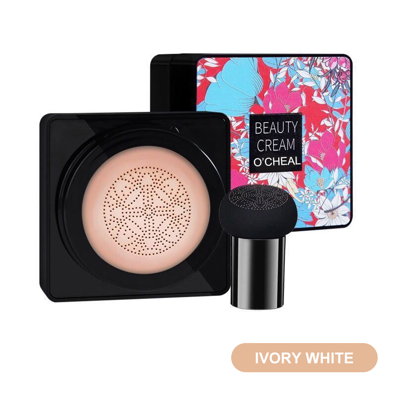 Cojín de aire con cabeza de seta, crema CC, base correctora, control de aceite, crema BB, blanqueamiento, Base facial, maquillaje, cosméticos hidratantes