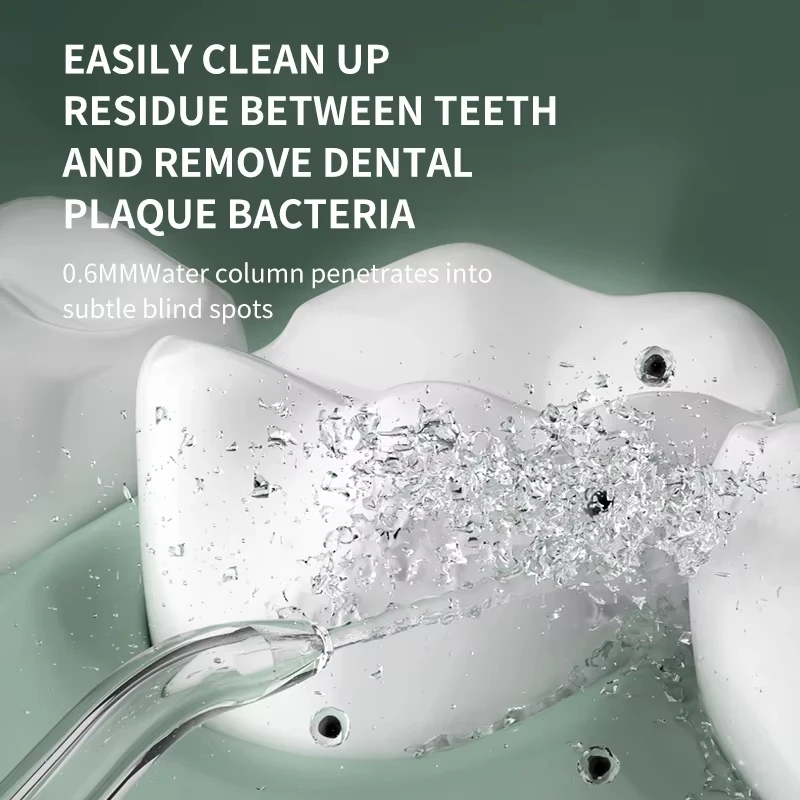 XIAOMI Electric Oral Irrigator Pulse USB Rechargeable Portable Oral Cleaner Multiple Modes Tooth Flosser Interchangeable Nozzles