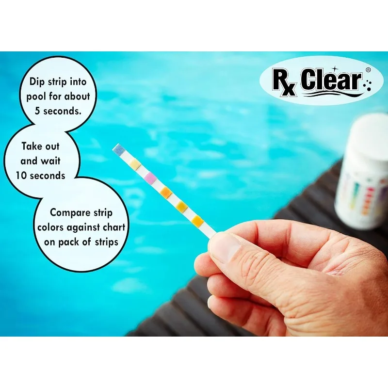 3" Inch Stabilized Chlorine Tablets 50 Pounds Individual Chlorinating Tabs for Sanitizing Swimming Pools & Spas Long Lasting