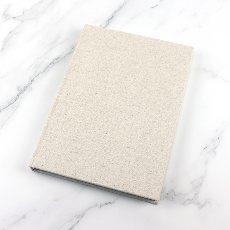 Personalizzato. Quaderni con copertina rigida in tessuto di lino personalizzato A5 Journal organizer Daily Planner Book Printing