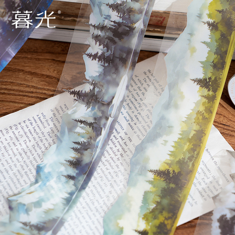 1pcs/1lot 장식 접착 테이프 자연 치유 Scrapbooking DIY 종이 Scrapbooking 스티커