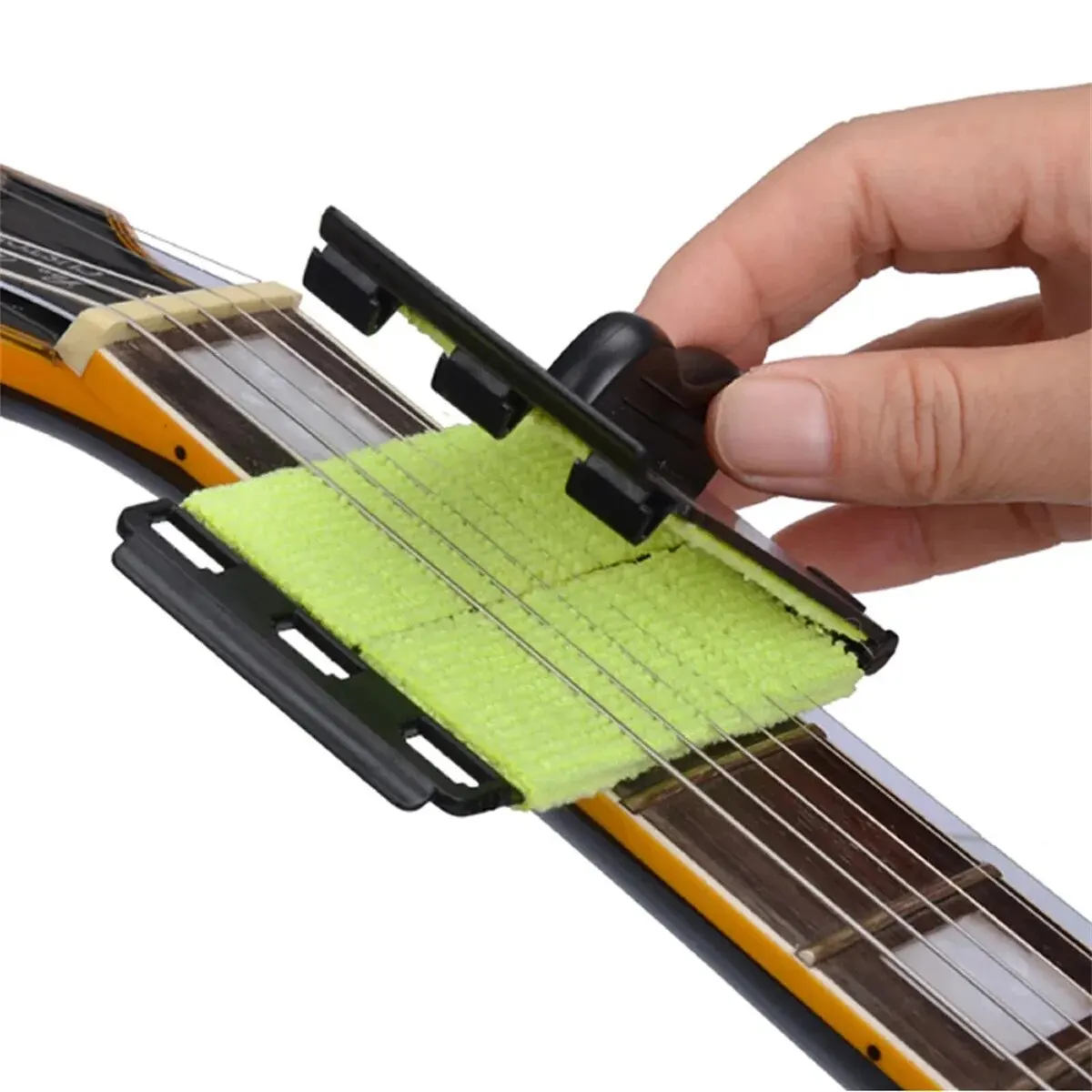 Miwayer-limpiador de cuerdas de guitarra, herramienta de tela de diapasón limpio para mantenimiento y cuidado de violín, bajo, ukelele, guitarras eléctricas