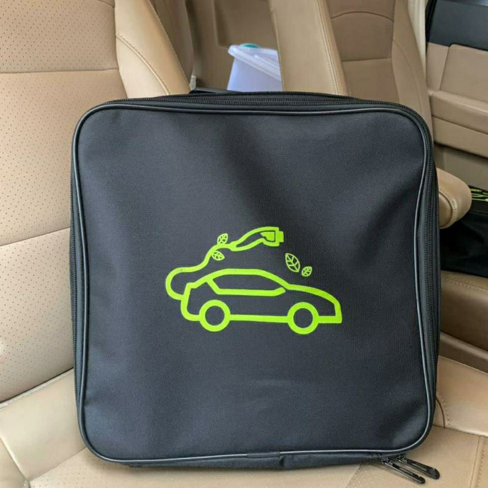 Teschev EV Charger Bag for Type 2 Charge Cable and Type1 Portable Chargers Fire Retardant Waterproof Storage Bag IP55
