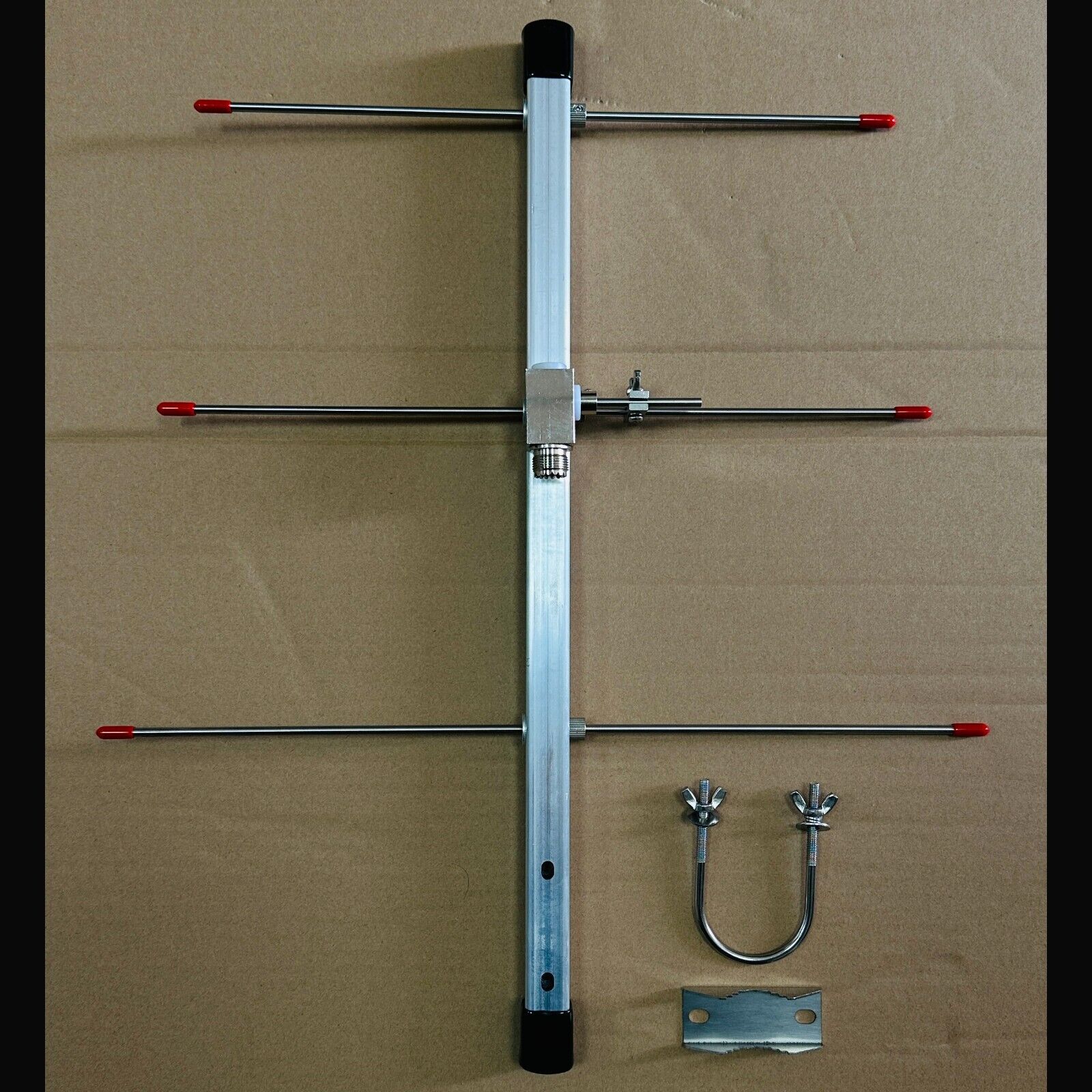 UHF-Yagi-Antenne, hohe Verstärkung, 3 Elemente, HAM-Radio, abnehmbar und tragbar, verstellbar 420–450 MHz