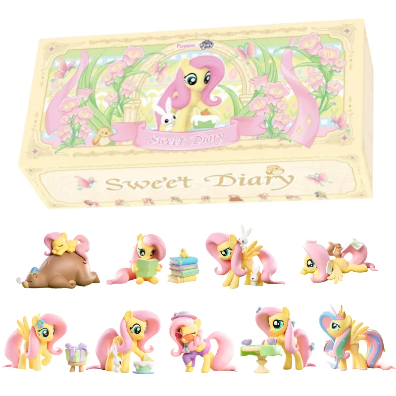 My Little Pony Sweet Diary Series Blind Box FUNISM Oryginalne oryginalne modele domowe Ozdoby Figurki Zabawki Prezenty urodzinowe