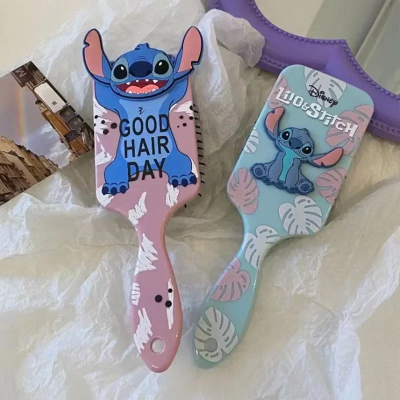 Miniso Animation Lilo & Stitch Comb Series การ์ตูน Stitch อุปกรณ์ต่อพ่วง Air Cushion หวีนวดเด็กสาวนักเรียนหวี