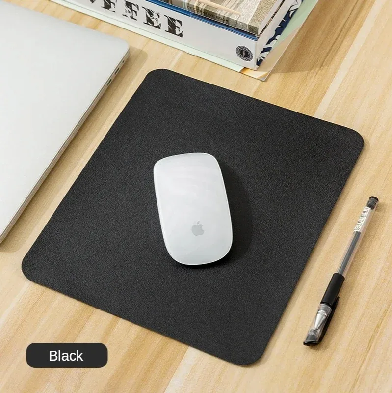 Mała podkładka pod mysz PU Antypoślizgowa podkładka pod mysz do gier Wodoodporna, odporna na zarysowania, łatwa do czyszczenia podkładka pod mysz do komputera PC Laptop Desktop
