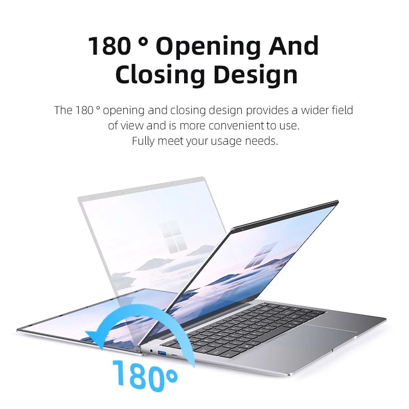 Laptopcomputer Windows 11 Pro Intel Atom A3950 2025 Notebook PC 12 GB RAM 512 GB 1 TB 2 TB SSD 1920 * 1080 P Kantoorstudiecomputer