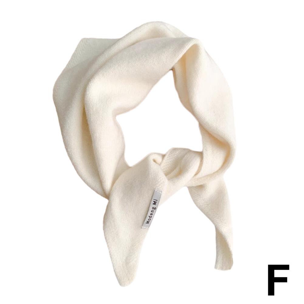 Britischen Koreanischen Stil Wolle Gestrickte Dreieckige Schal Kopftuch Multi-funktionale Schal Schal Warme Warme Dreieck Kaschmir Schal T3W5