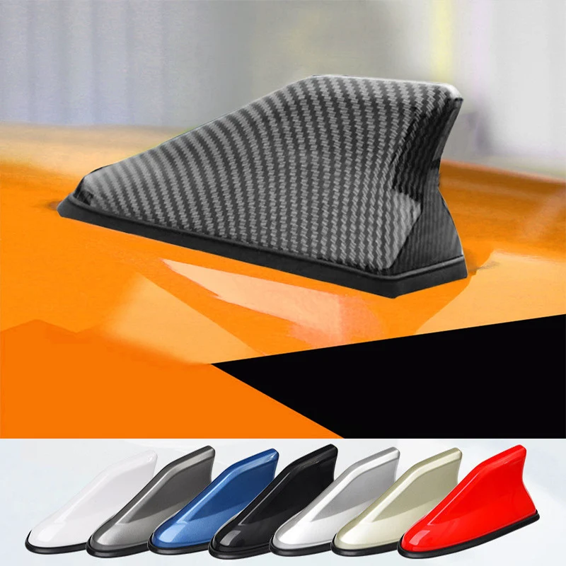 Antena de tubarão para rádio de carro, antena de tubarão, design de sinal fm para todos os automóveis, antenas, estilo exterior automático, peças de reposição