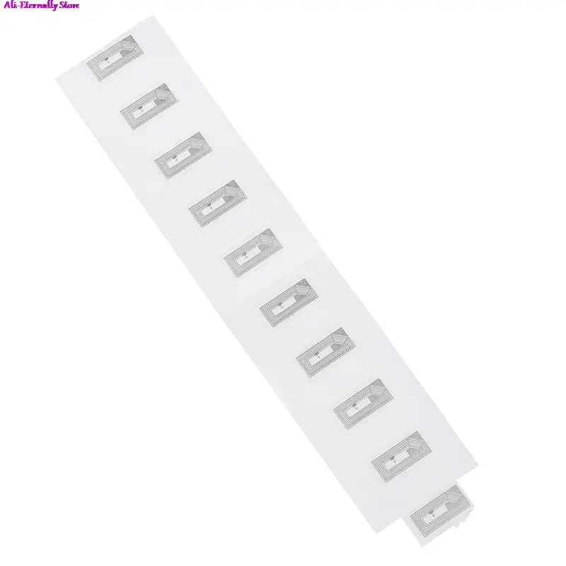 100 ชิ้นชิป NFC Ntag213 สติกเกอร์เปียก Inlay 2*1 เซนติเมตร 13.56 เมกะเฮิร์ตซ์ RFID NTAG213 ป้ายแท็ก