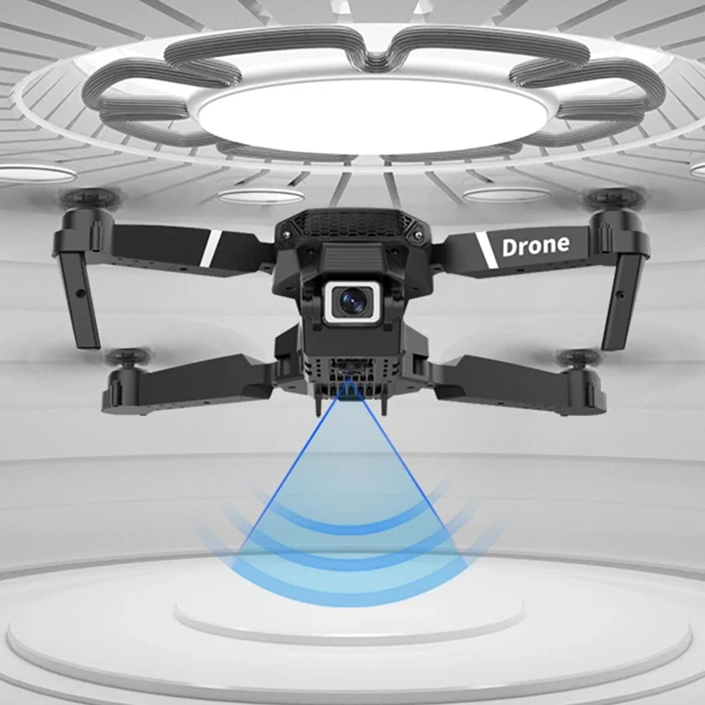 Drone professionale E88 4K grandangolare HD 1080P fotocamera WiFi FPV altezza tenere pieghevole RC Drone Quadrotor elicottero giocattoli per bambini