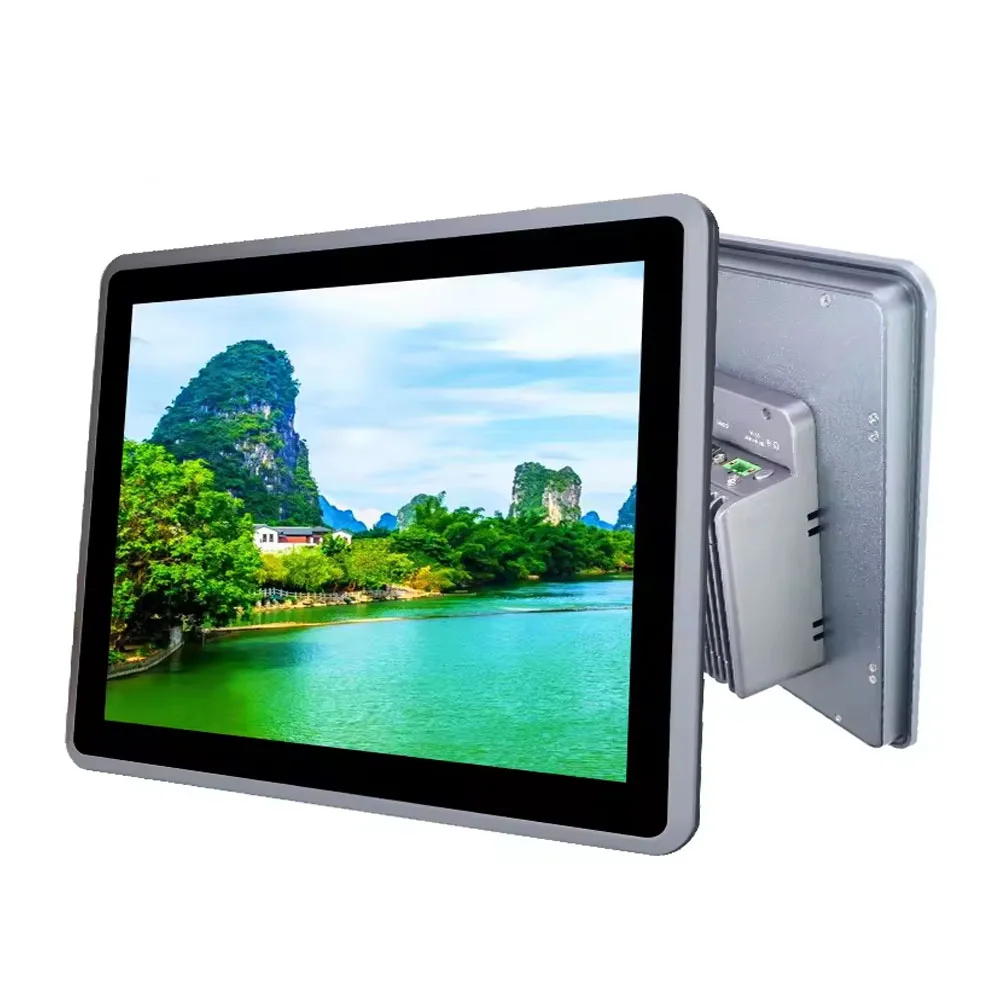 Partaker 17-Zoll-Industrie-Panel-PC IP65, Intel i7-10810U/i5-10310U/J6412, TPM2.0, RS232, DDR4, Dual LAN, Touchscreen-Computer