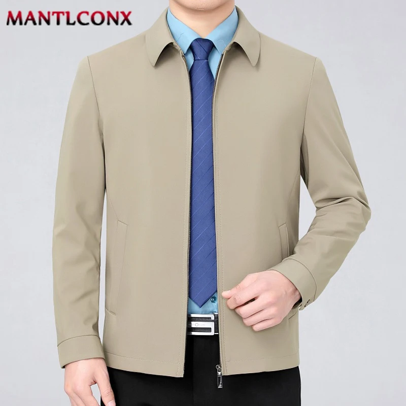 Einfarbig drehen-unten Kragen männer Jacke Lose Strickjacke Frühling Jacke für Männer Business Arbeit Männliche Kleidung Casual mäntel Männlichen 3XL